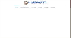 Desktop Screenshot of lagardenschool.com