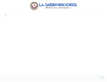 Tablet Screenshot of lagardenschool.com